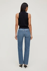 Veste en tricot à col montant