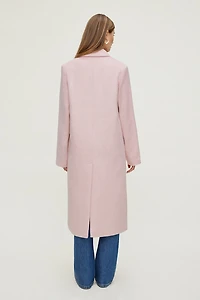 Oversized Double Breasted Wool Coat
