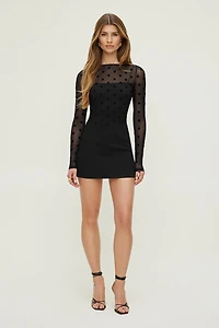 Dylane Polka Dot Mesh Bodysuit
