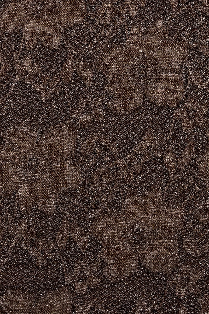 Lace Plunge Bustier Top