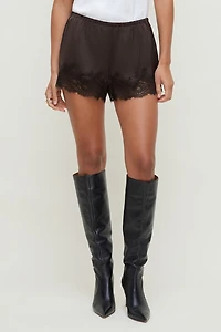 Lace Satin Shorts