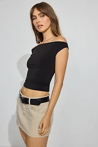 Clean Off Shoulder Top