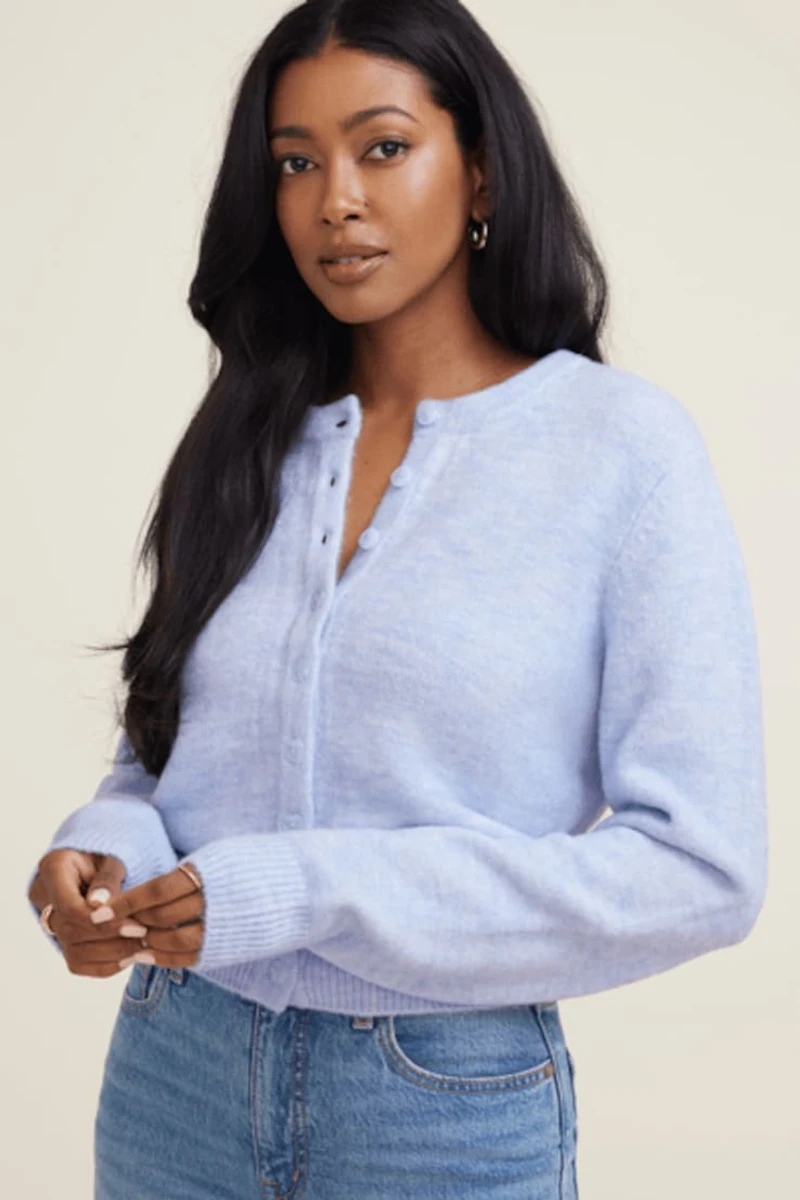 Rebecca Crewneck Cardigan