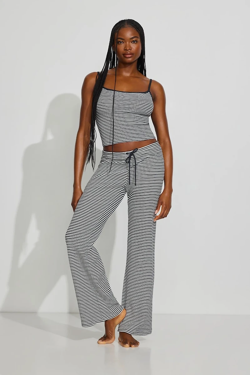 Waffle Scoop Neck Cami Top