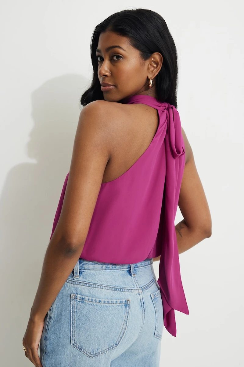 Bubble Halter Blouse