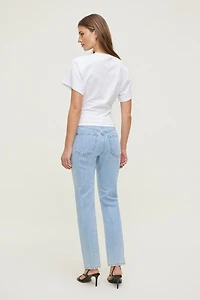 Frenchie High Rise Slim Leg Jeans