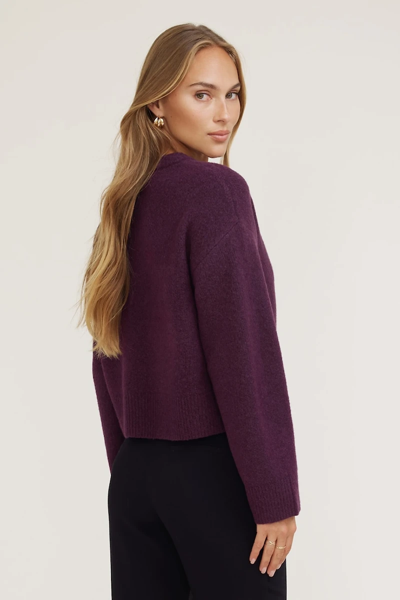 Jane Boxy Crewneck Sweater