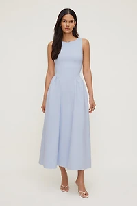 Iris Flared Ponte Maxi Dress
