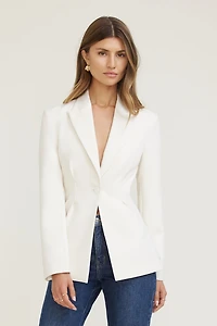 Fitted Single Button Blazer