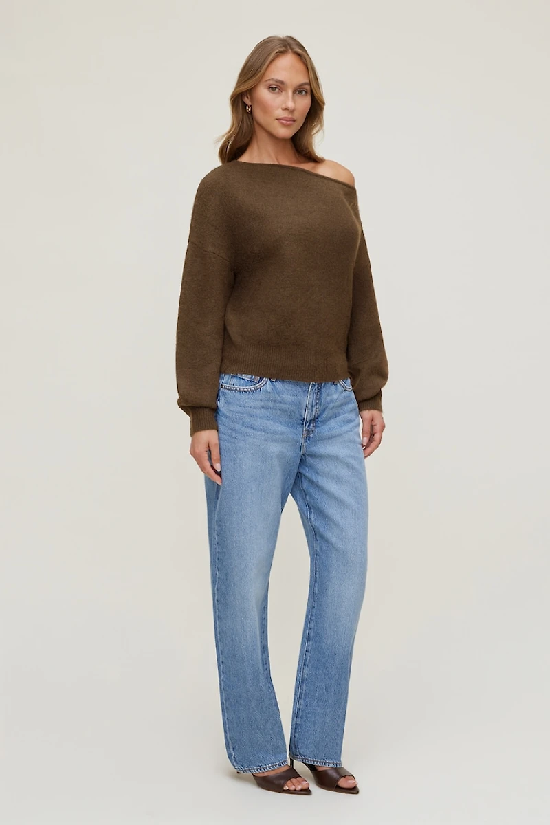 Mika Mid Rise Relaxed Straight Leg Jeans