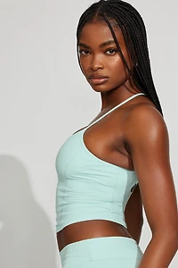 Active Keyhole Back Cami Top