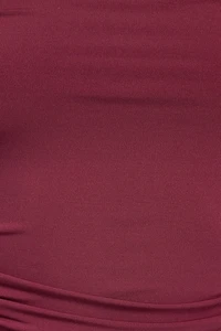 Haut à manches longues et dos style châle