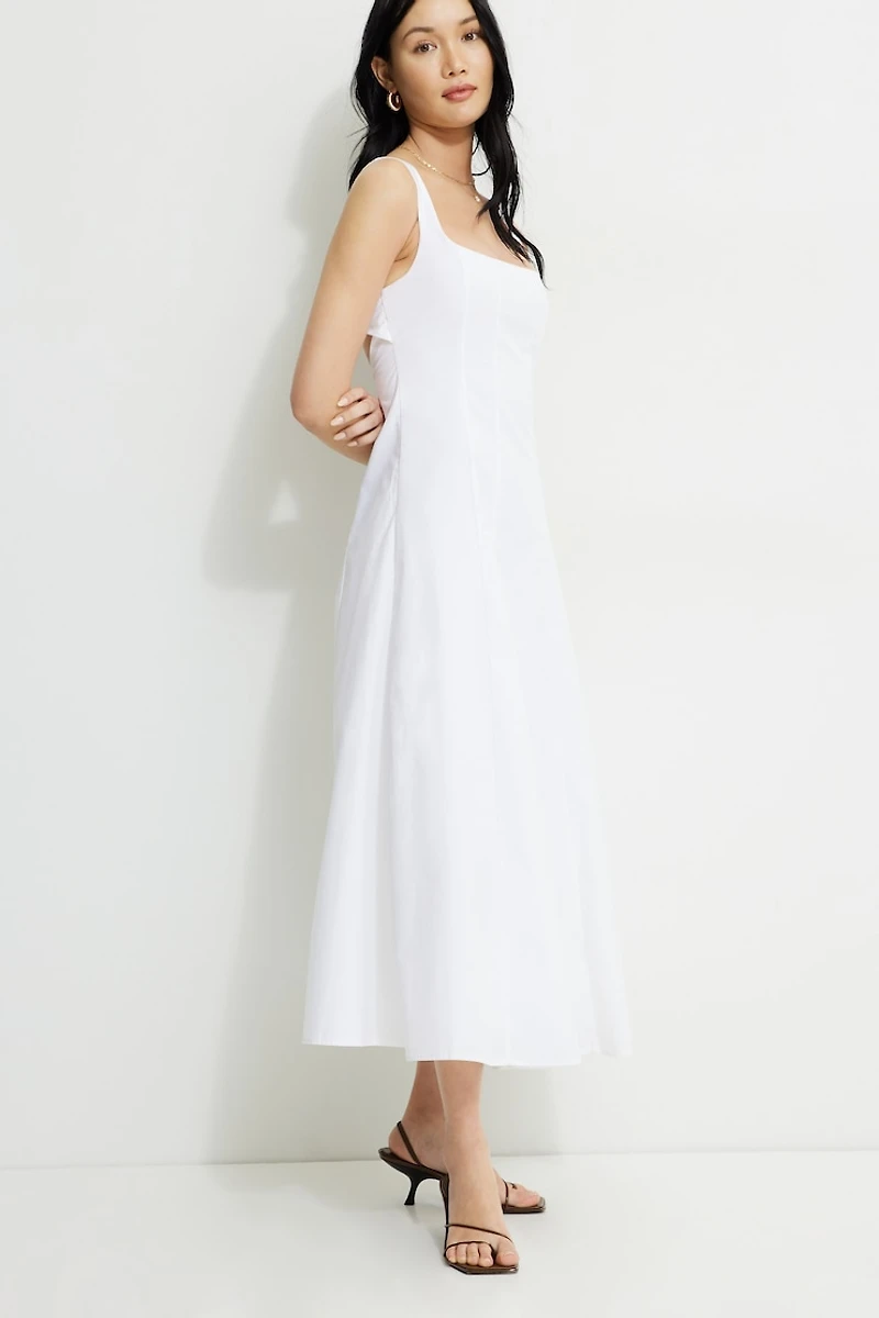 Capri Poplin Maxi Dress