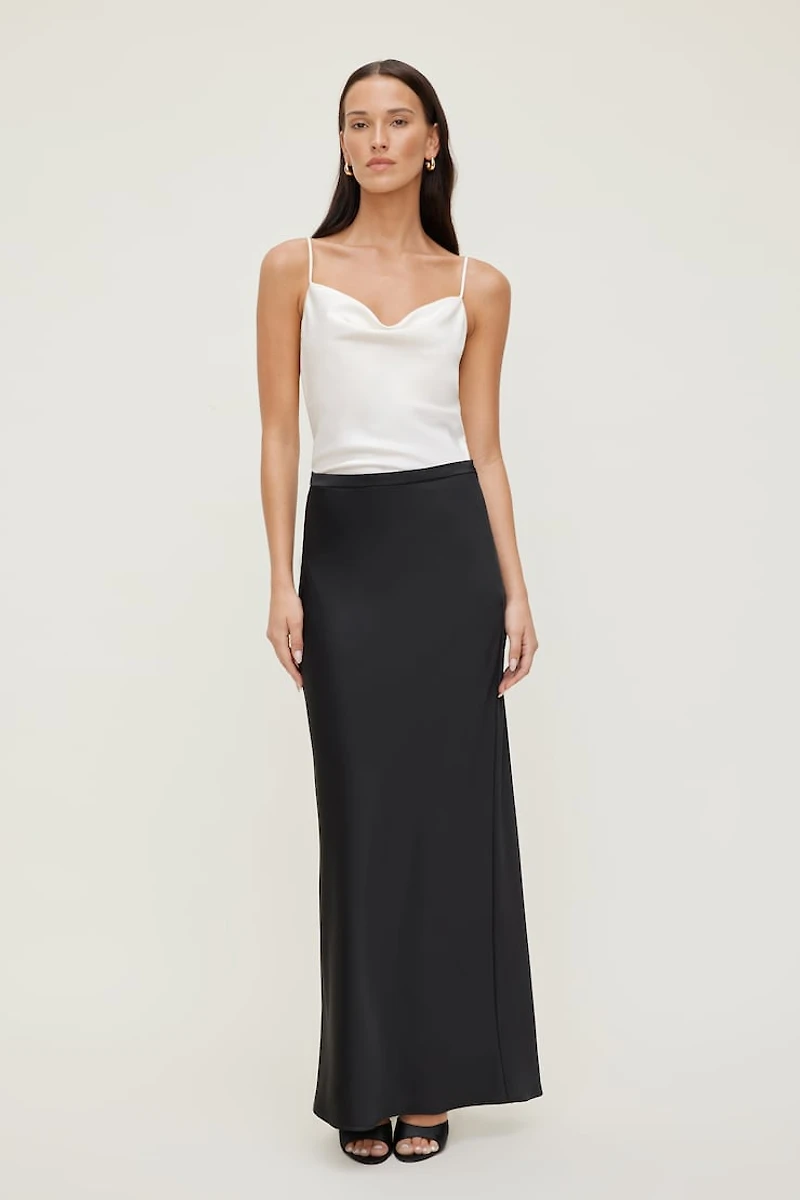 Satin Maxi Skirt