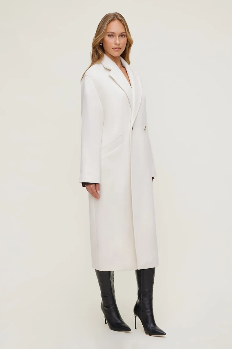 Unstructured Wool Coat