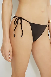 Bas de bikini avec cordons sur les côtés