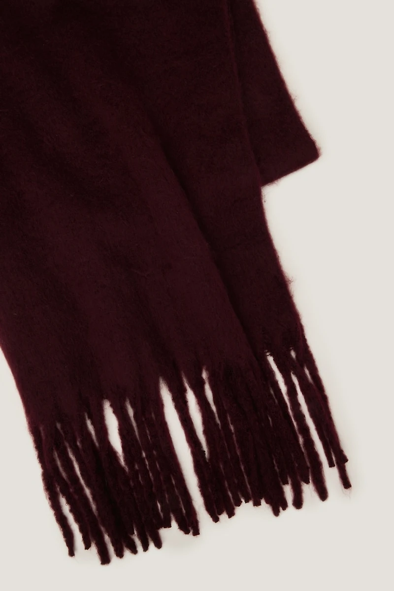 Oversized Fringed Scarf