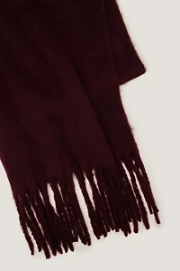 Oversized Fringed Scarf