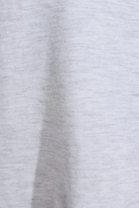 Smooth Oversized Long Sleeve Crop Top