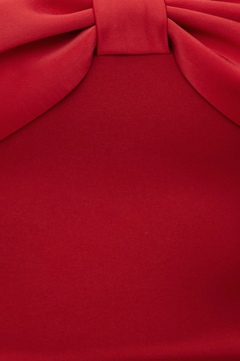 Haut tube à boucle en satin