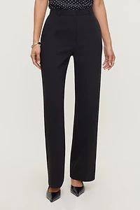 Pintuck Straight Leg Pants
