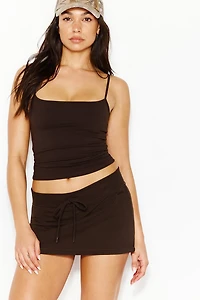 Microjupe-short StretchTerry