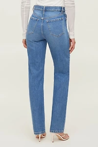 Olivia Comfort High Rise Straight Leg Jeans