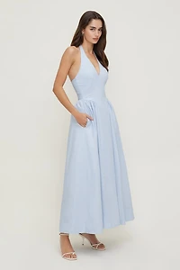 Robe maxi en popeline Taylor