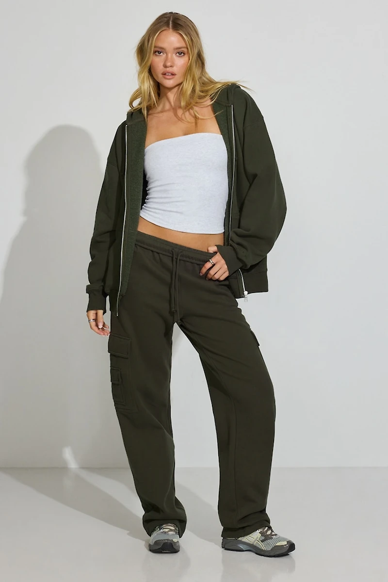 SoftTerry Oversized Zip-Up Hoodie