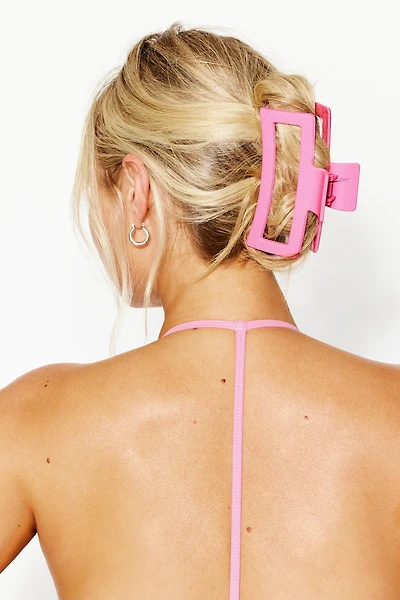 Oversized Rectangle Claw Clip
