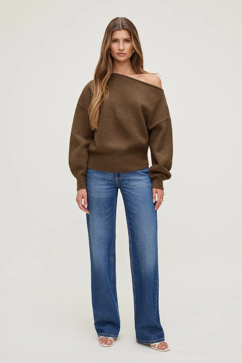 Chandail à épaules dégagées Lola