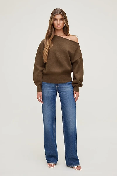 Chandail à épaules dégagées Lola