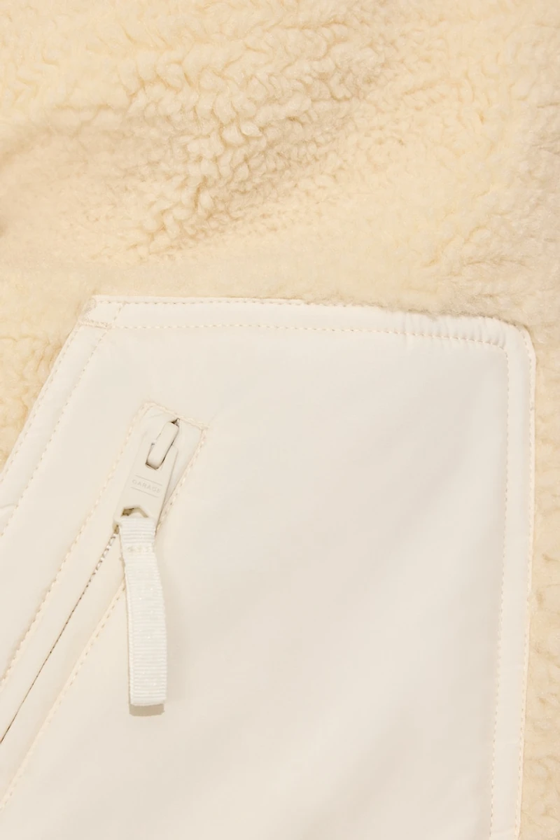 Sherpa Mixed Media Jacket