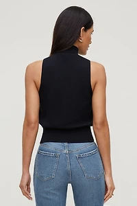 Mock Neck Sweater Vest