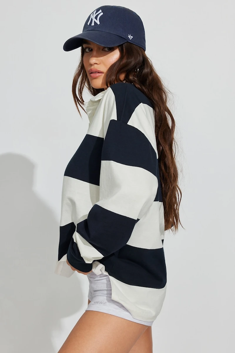 Relaxed Longsleeve Rugby Shirt