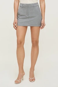 Minijupe-short en flanelle Josefine