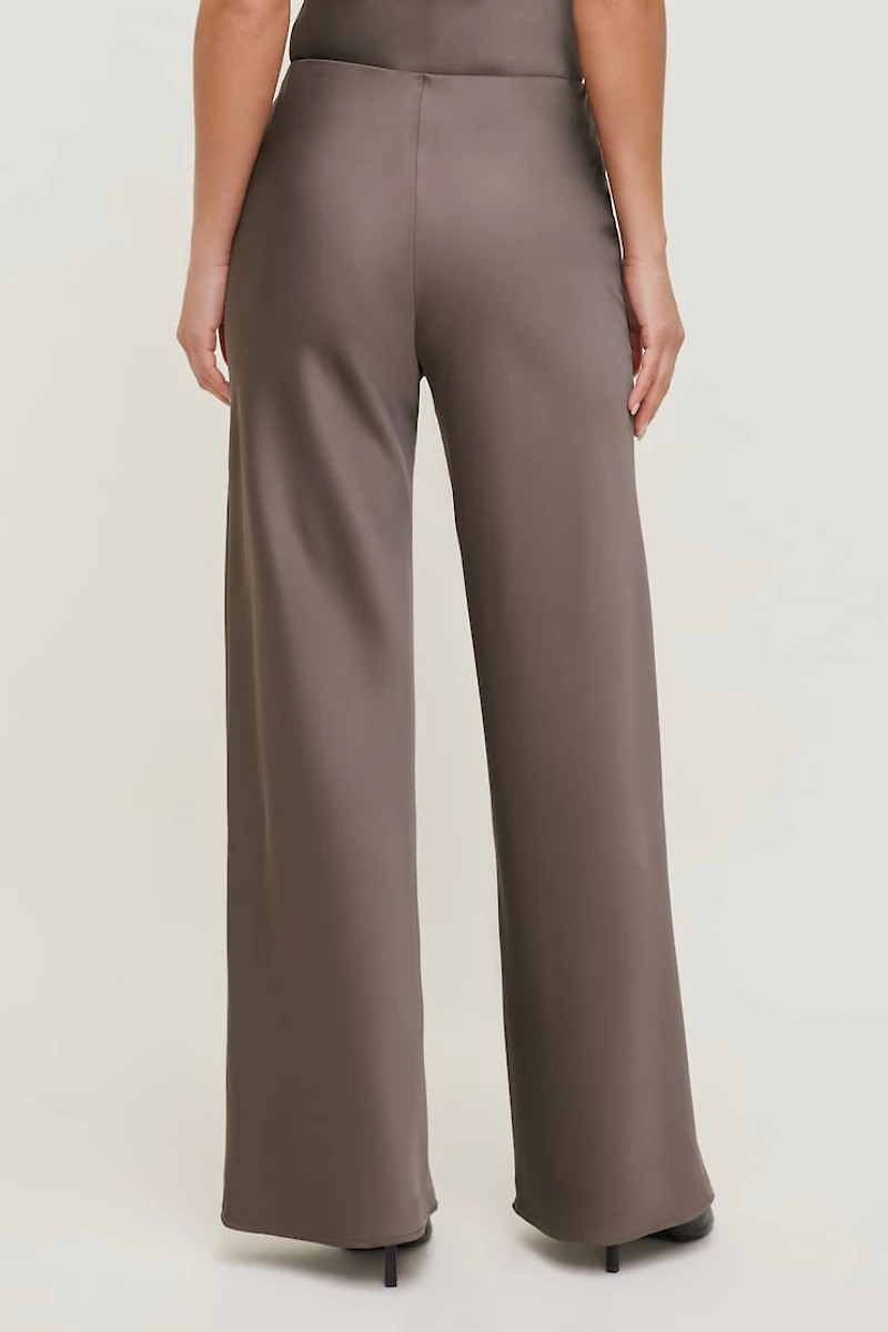 Izzy Wide Leg Satin Pants