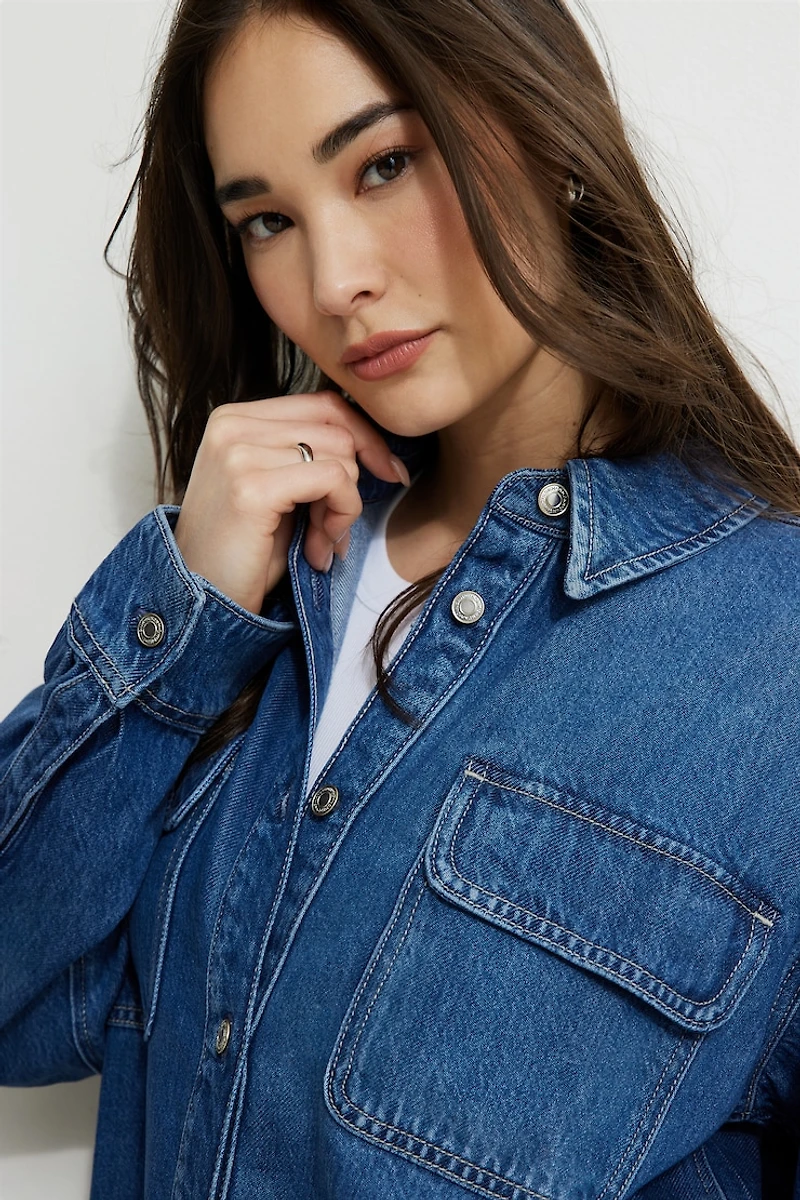 Oversized Tencel™ Denim Shirt
