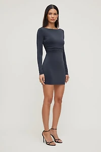 Sculpt Open Back Mini Dress