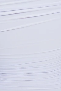 Ruched Off Shoulder Jersey Bodysuit