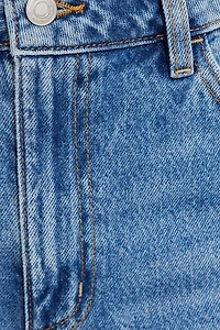 Jean Heidi à taille haute et jambe large