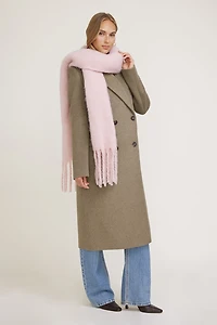 Oversized Fringed Scarf