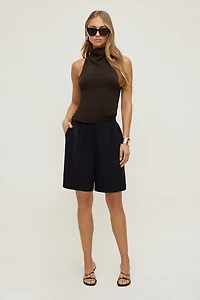 Mock Neck Sweater Tank Top