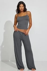 Sheer Ribbed Cami Top