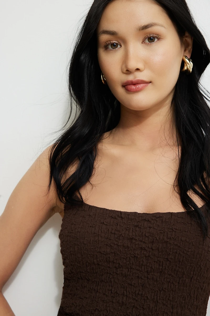 Simona Textured Maxi Dress