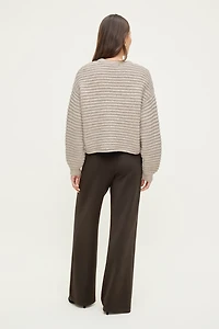 Chandail en tricot côtelé Lorelai