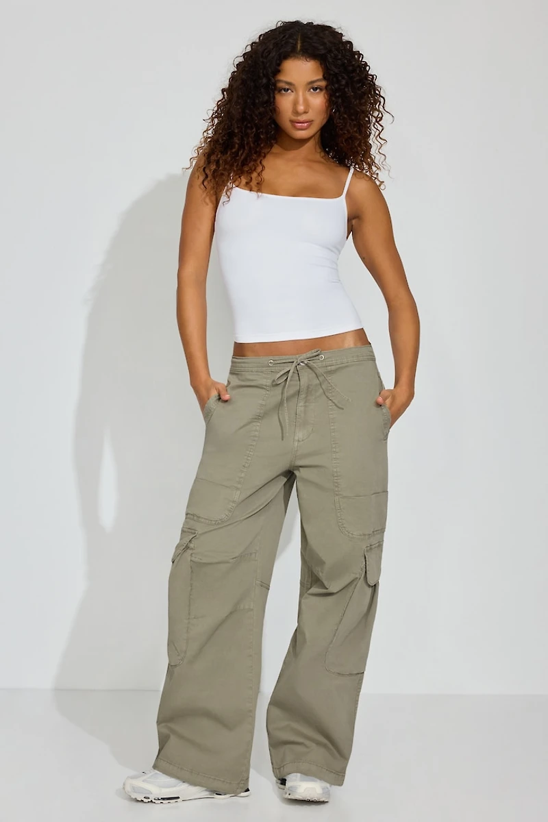 Wide Cargo Pants