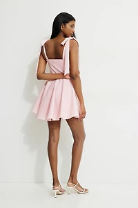 Eloise Bow Strap Mini Dress
