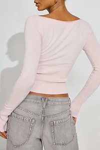 Ryan Fitted Boatneck Sweater