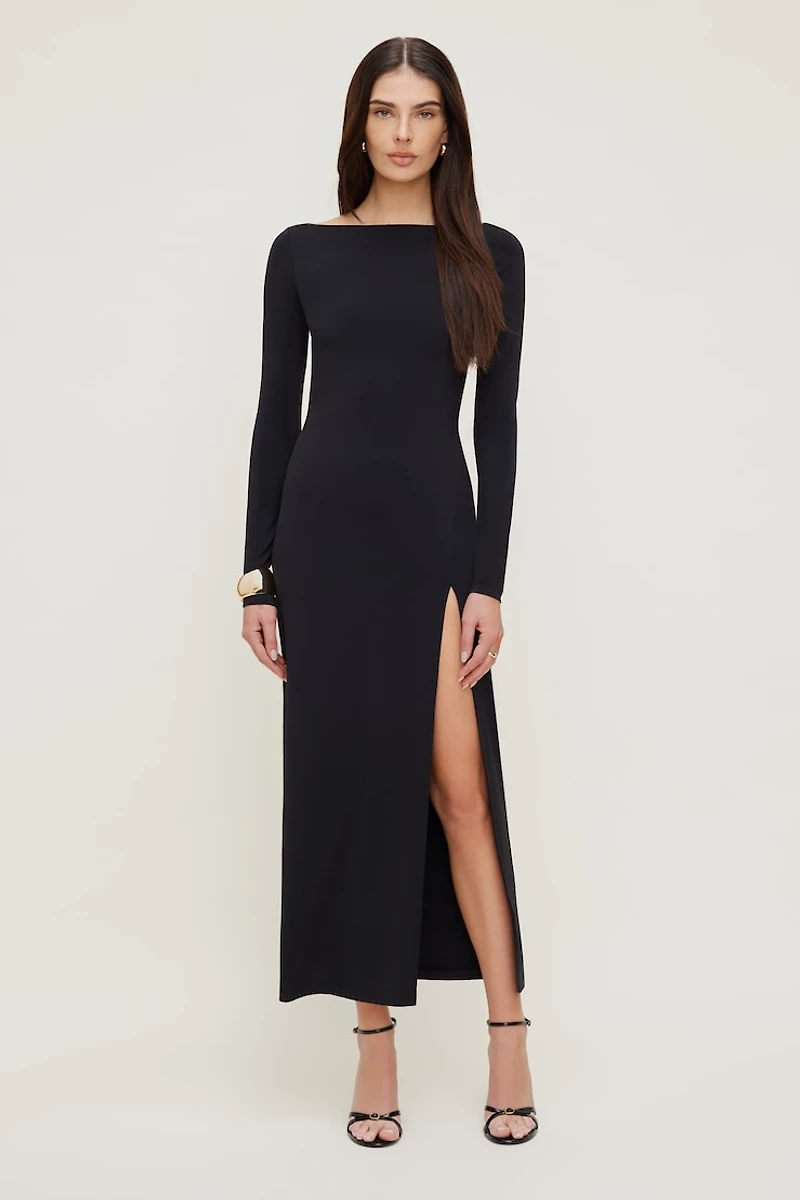 Sculpt Open Back Maxi Dress